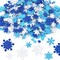 300 PCS Glitter Snowflake Foam Stickers, Self-Adhesive EVA Snowflake Stickers in Assorted Sizes & Colors, Sparkly Winter Craft Embellishments for Christmas Decorations, DIY Crafts, Scrapbooking, Cards & Holiday Party Decor